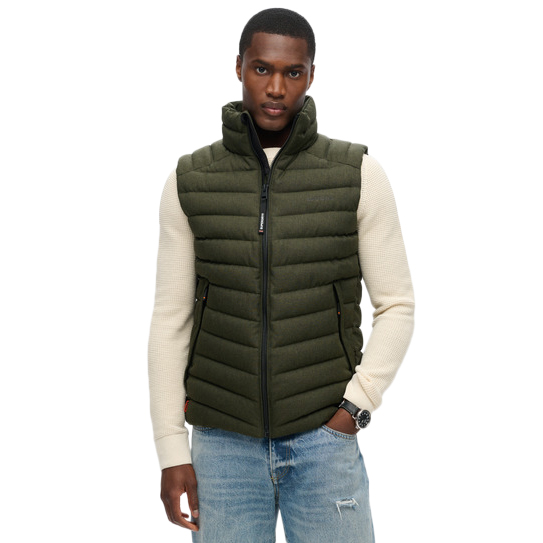 Superdry Tweed Fuji Gilet